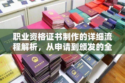 东平职业资格证书制作的详细流程解析，从申请到颁发的全方位指南